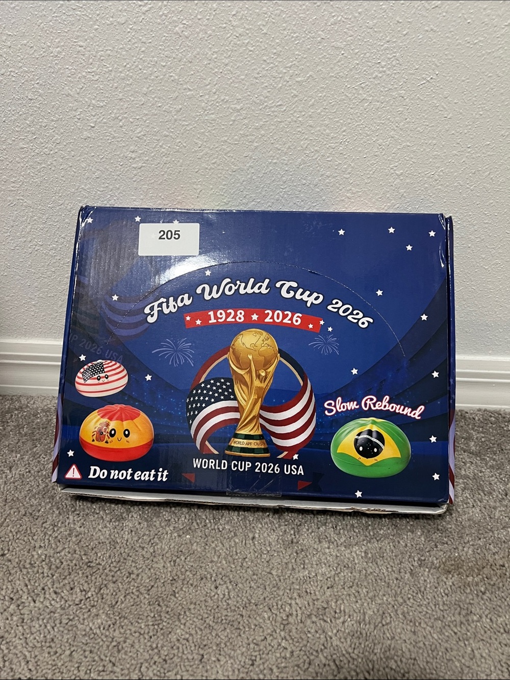 Set of 10 Colorful Foam Footballs - World Flag & Pattern Designs